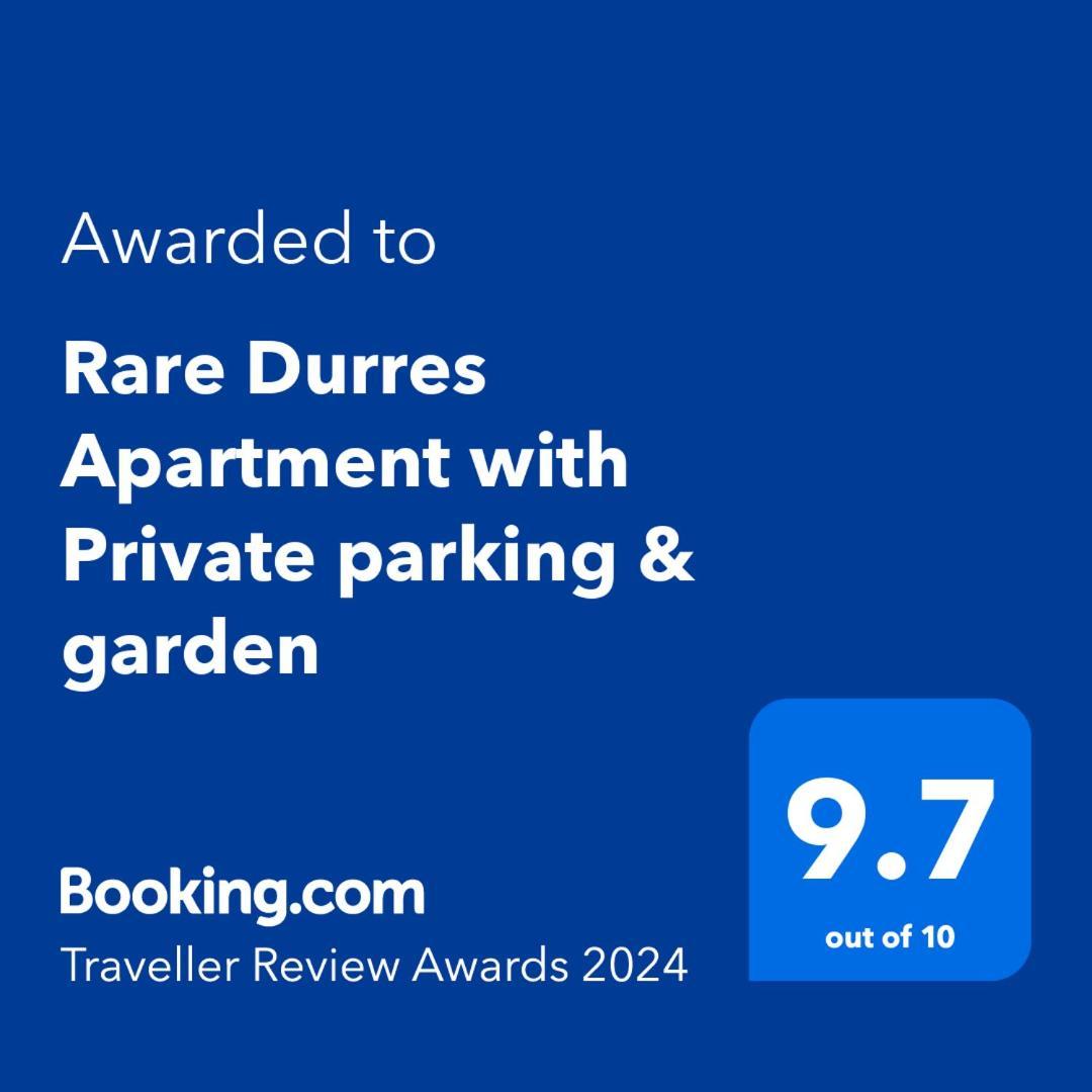 Rare Durres Apartment With Private Parking & Garden Luaran gambar